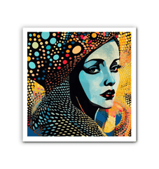 Close-up of Artistic Aesthetics Canvas Texture.