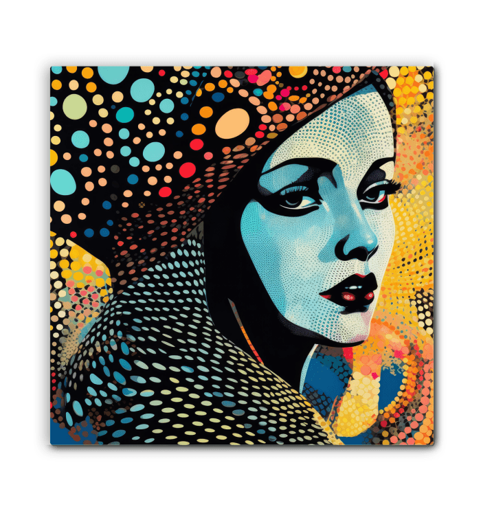 Abstract Design of Artistic Aesthetics Wrapped Canvas.