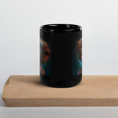 Black Mug for Creativity Enthusiasts.