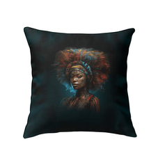 Elegant Artistic Ambition pillow enhancing home interior decor.