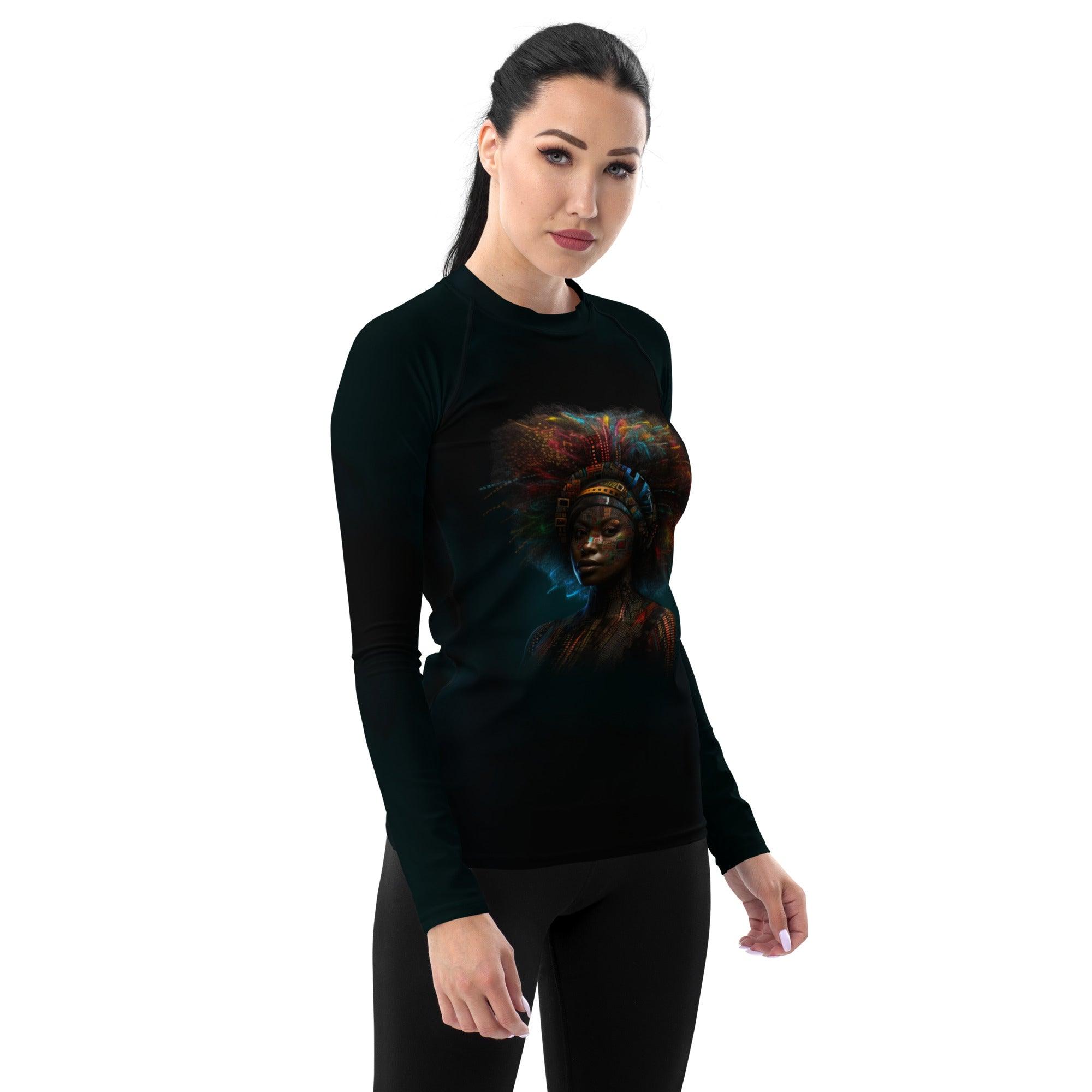 Artistic Ambition Rash Guard side view showcasing fit.