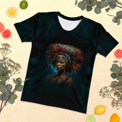 Artistic Ambition Women's Tee with Abstract Design.