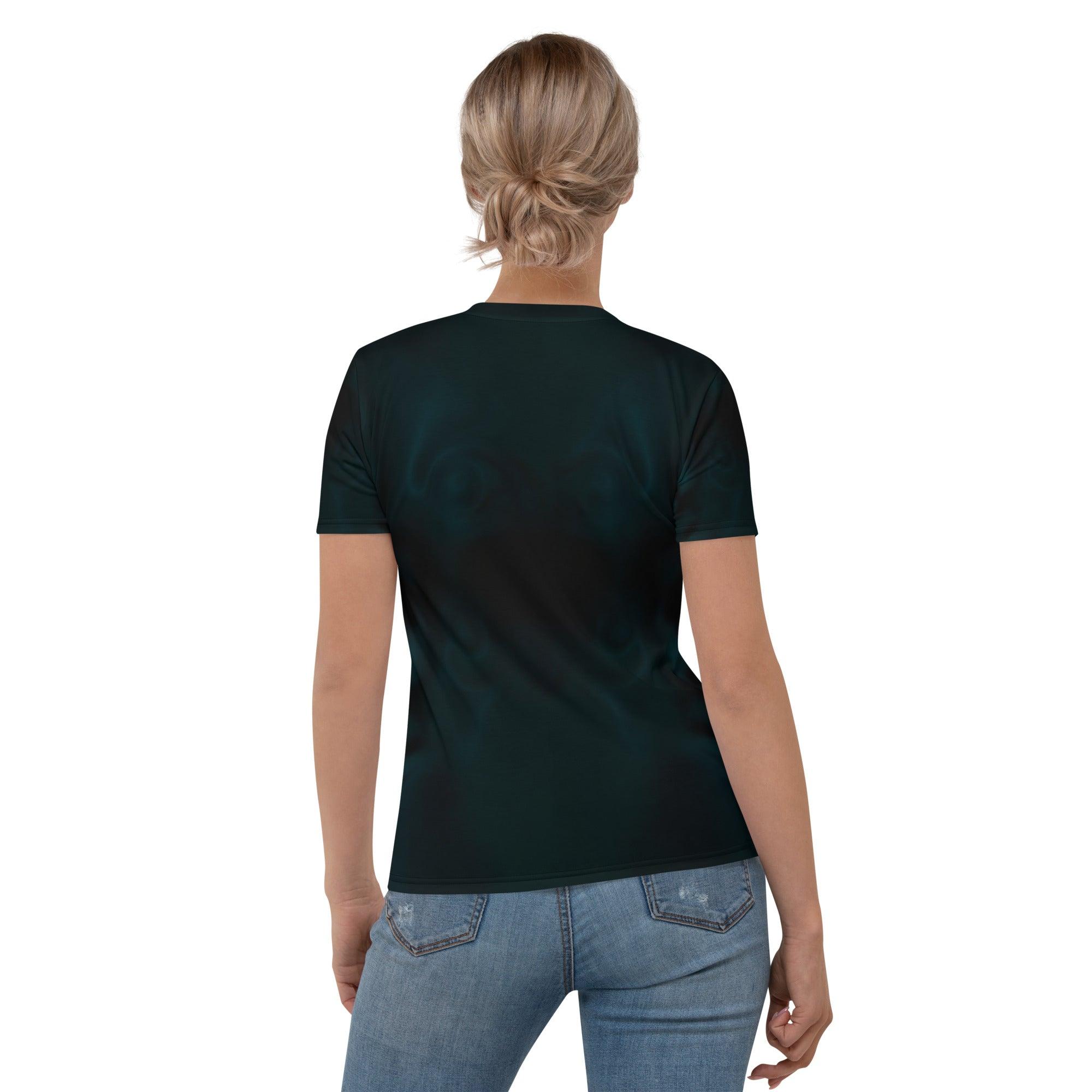 Creative Art-Themed Women's T-shirt in Soft Fabric.