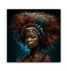 Artistic Ambition canvas art enhancing office decor.