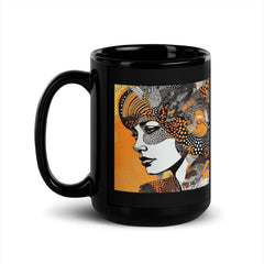 Artistic Angles Black Glossy Mug - Beyond T-shirts