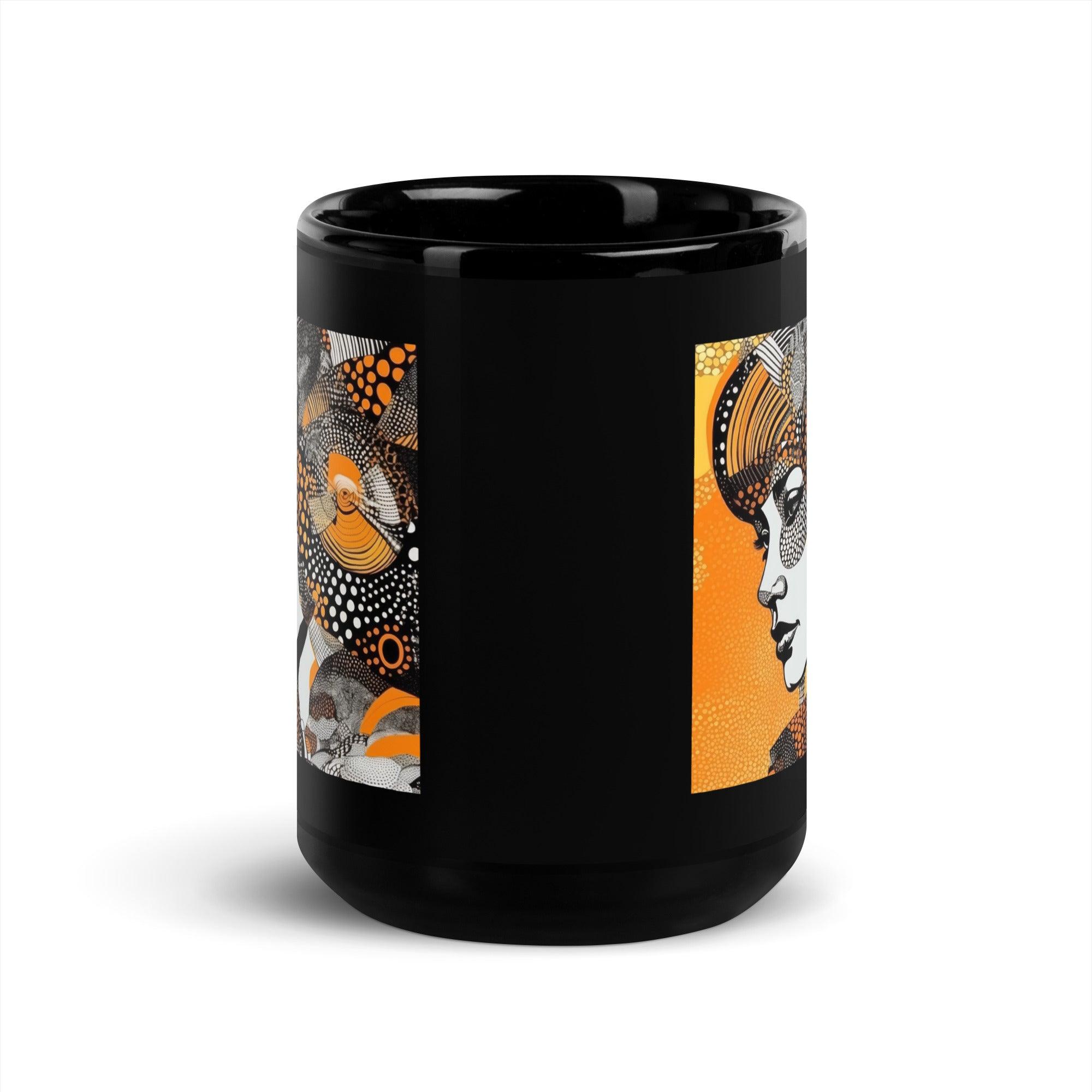 Artistic Angles Black Glossy Mug - Beyond T-shirts