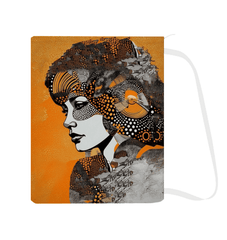 Artistic Angles laundry bag open and standing in a bright room.