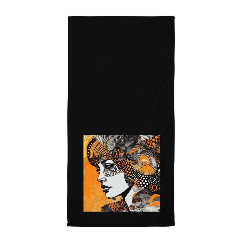 Artistic Angles Towel - Abstract Design