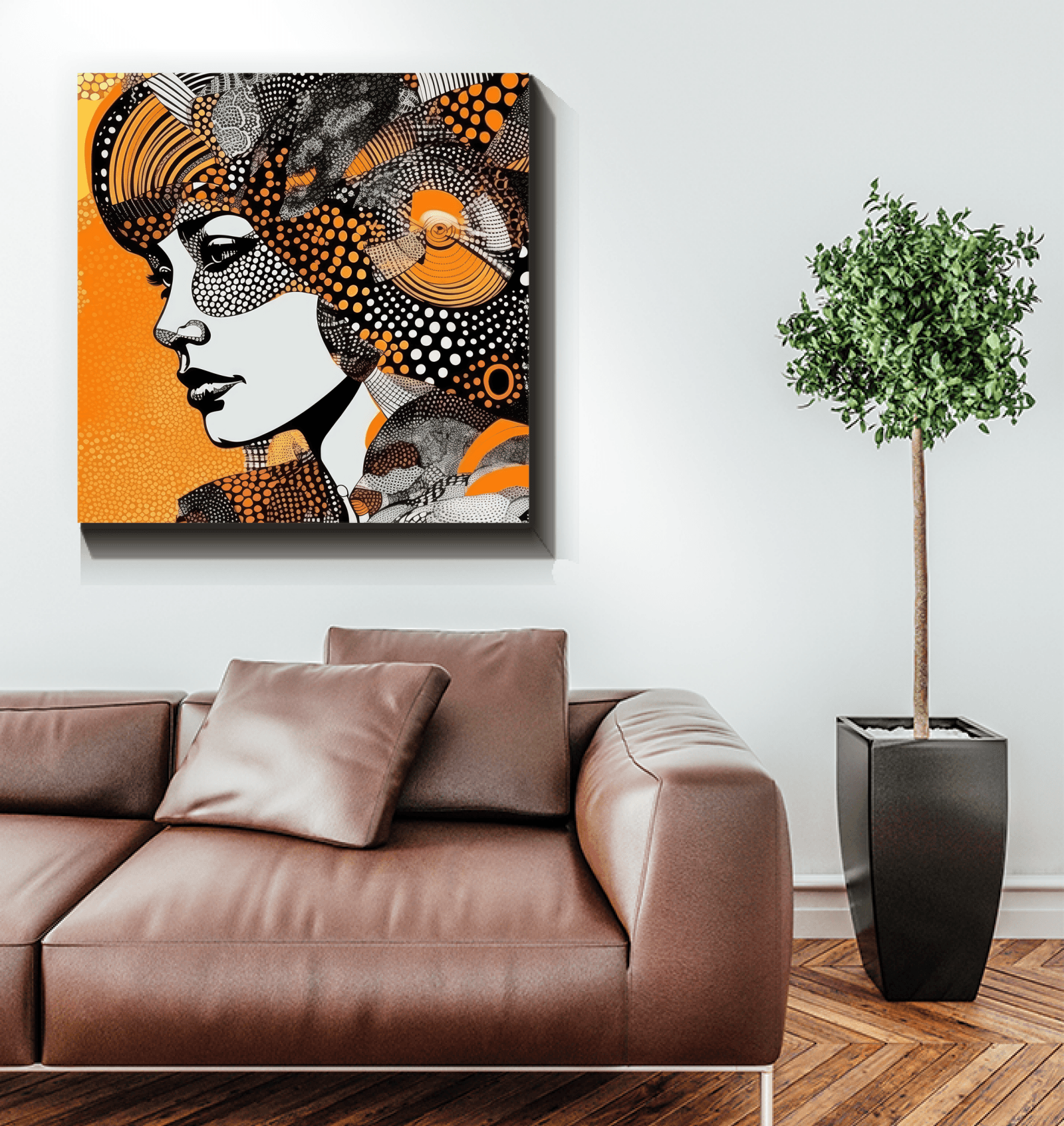 Modern Artistic Angles canvas for contemporary decor