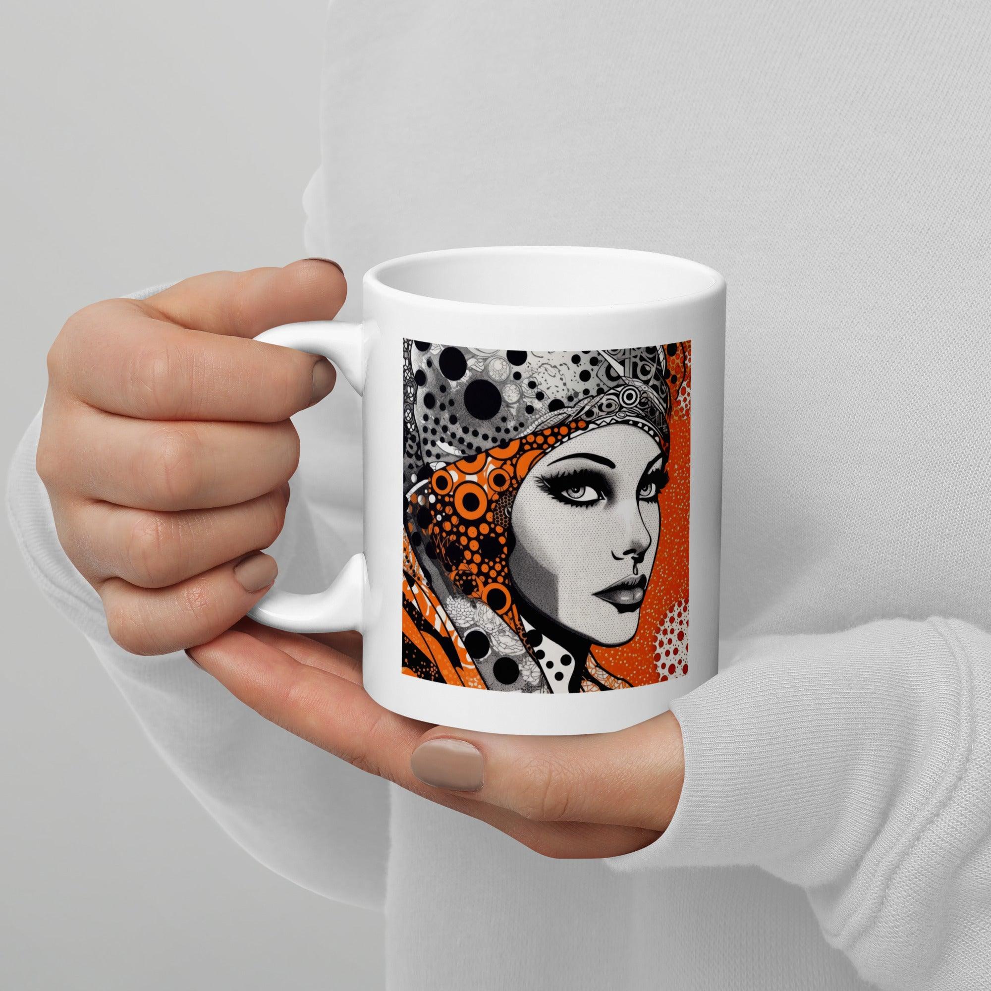 Artistic Aptitude White Glossy Mug Front View