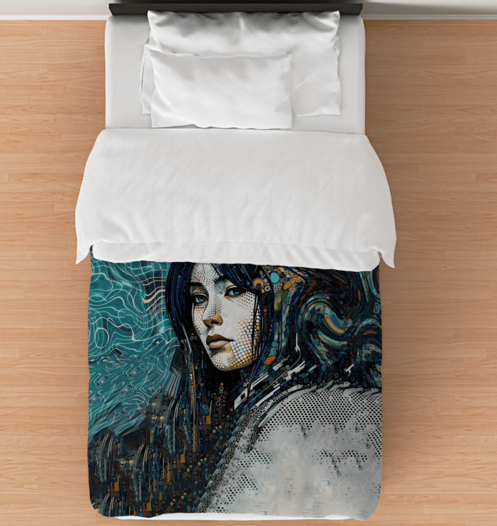 Artistic Aura Comforter Twin Size.