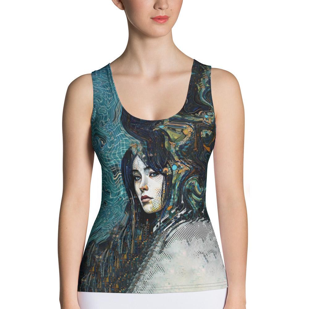 Artistic Aura Tank Top Front View.