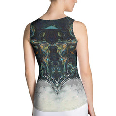 Sublimation Cut & Sew Tank Top Back Design.