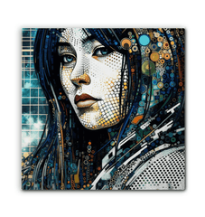 Artistic Aura wrapped canvas for art enthusiasts.