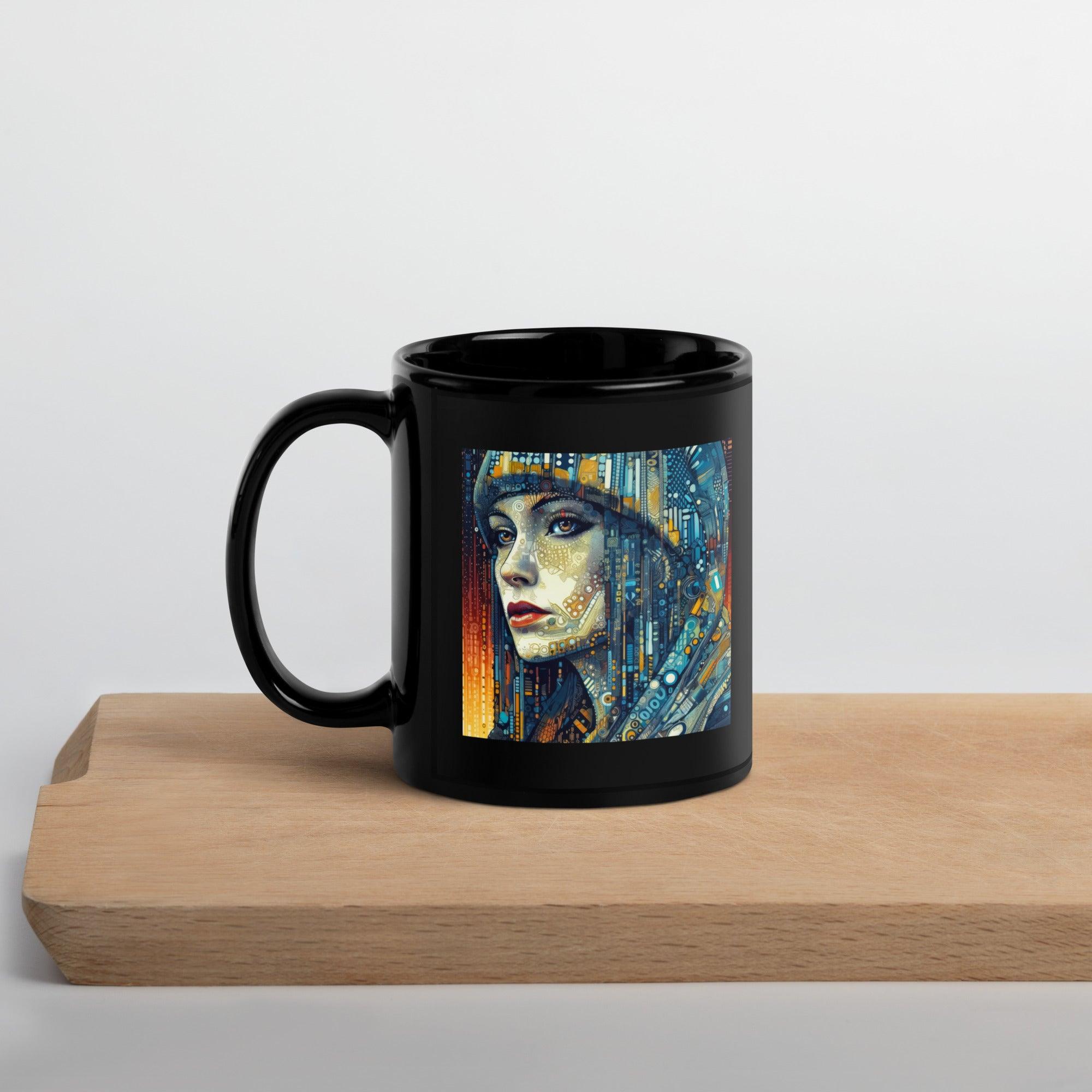 Coffee Cup with Artistic Pattern.