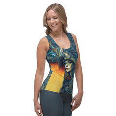 Artistic Auras II Sublimation Tank Top Side View.