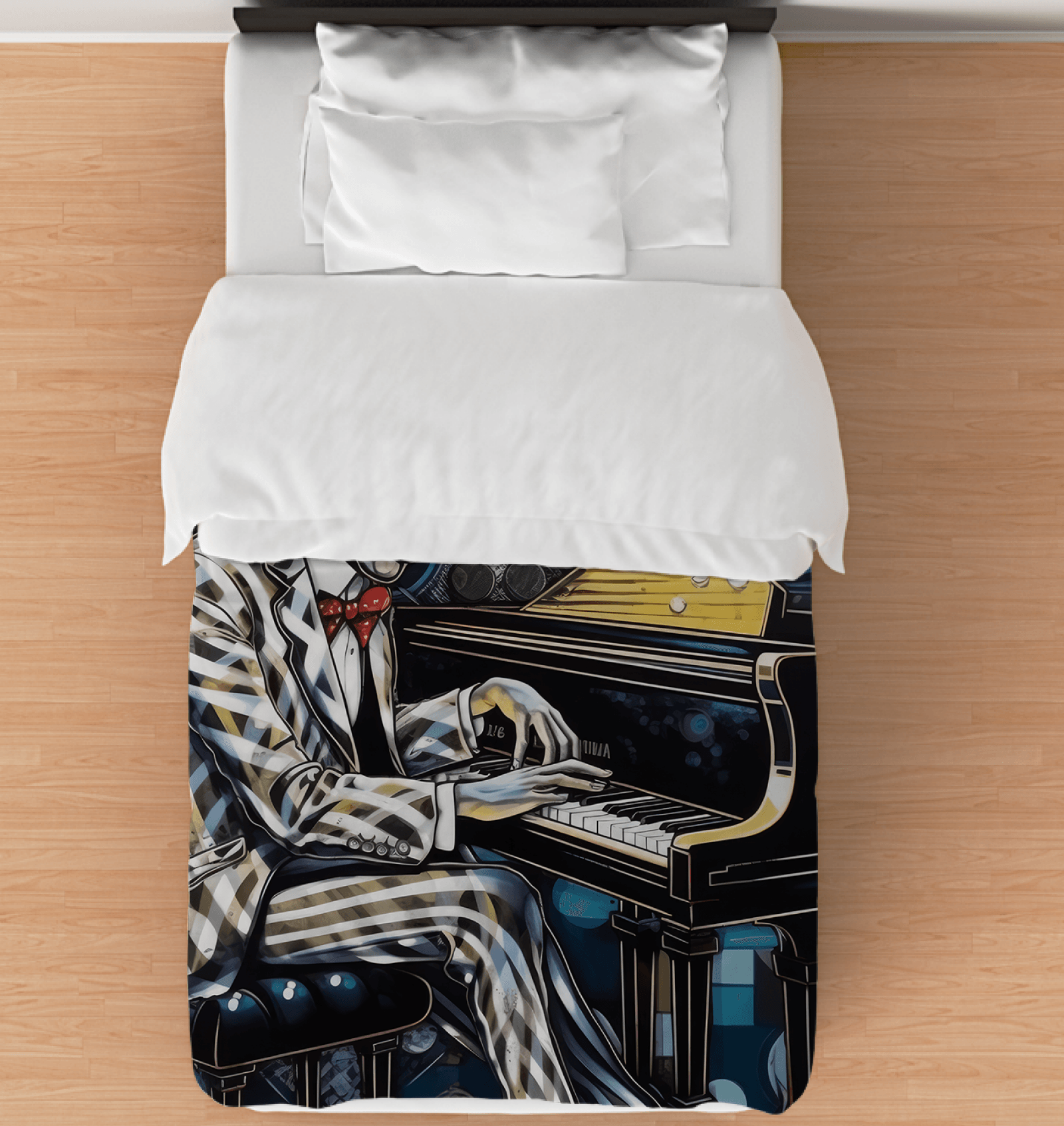 Artists Breathe Life Into Sound Comforter - Twin - Beyond T-shirts