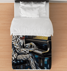 Artists Breathe Life Into Sound Duvet Cover - Beyond T-shirts
