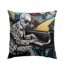 Artists Breathe Life Into Sound Outdoor Pillow - Beyond T-shirts