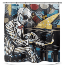 Artists Breathe Life Into Sound Shower Curtain - Beyond T-shirts