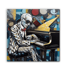 Art and melody combined on a premium wrapped canvas.