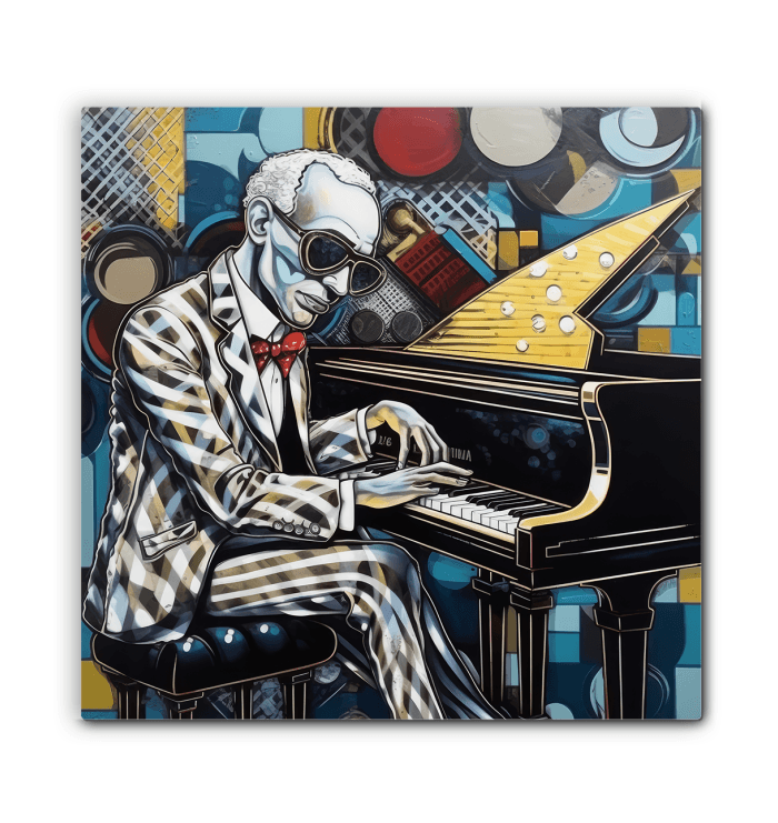 Unique home decor canvas reflecting the essence of sound.