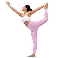 High-Quality Fabric Yoga Leggings for Dance Fitness close-up.