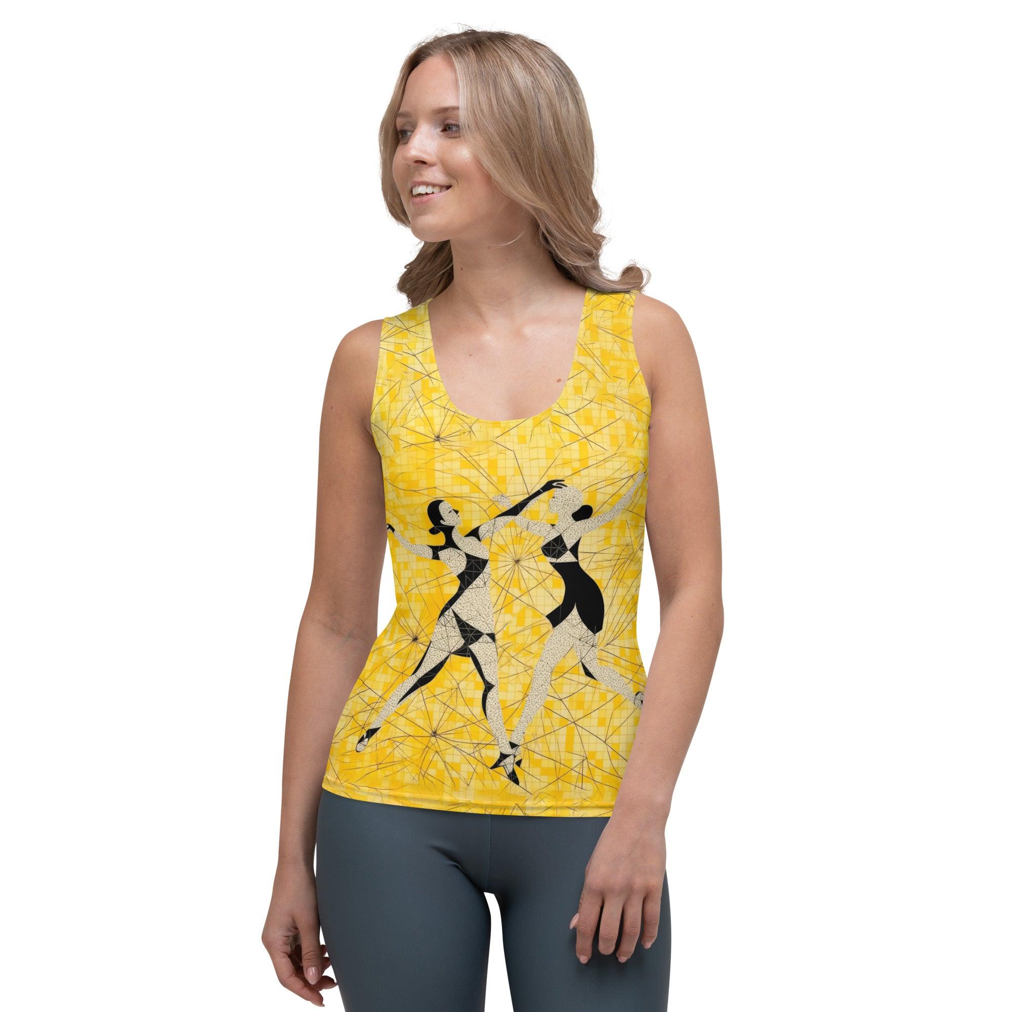 Athletic Feminine Dance Moves Sublimation Cut & Sew Tank Top - Beyond T-shirts