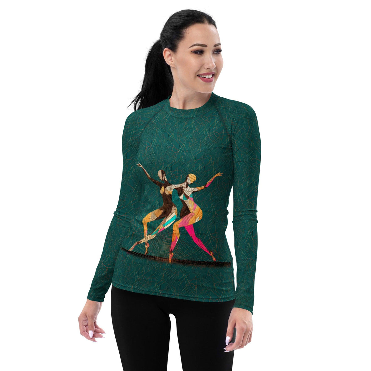 Athletic Women's Dance Performance Women's Rash Guard - Beyond T-shirts