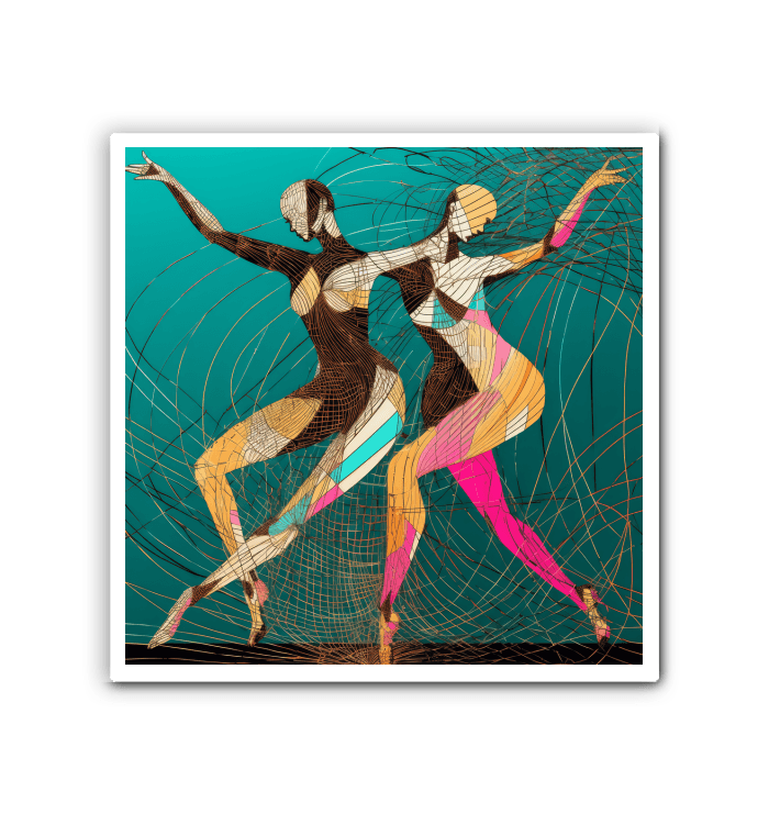 Athletic Women s Dance Performance Wrapped Canvas - Beyond T-shirts