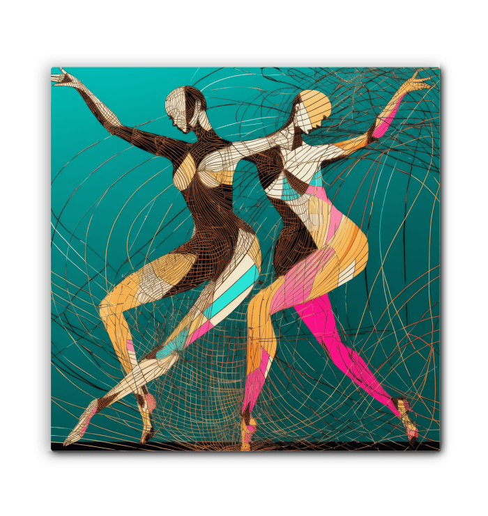 Athletic Women s Dance Performance Wrapped Canvas - Beyond T-shirts