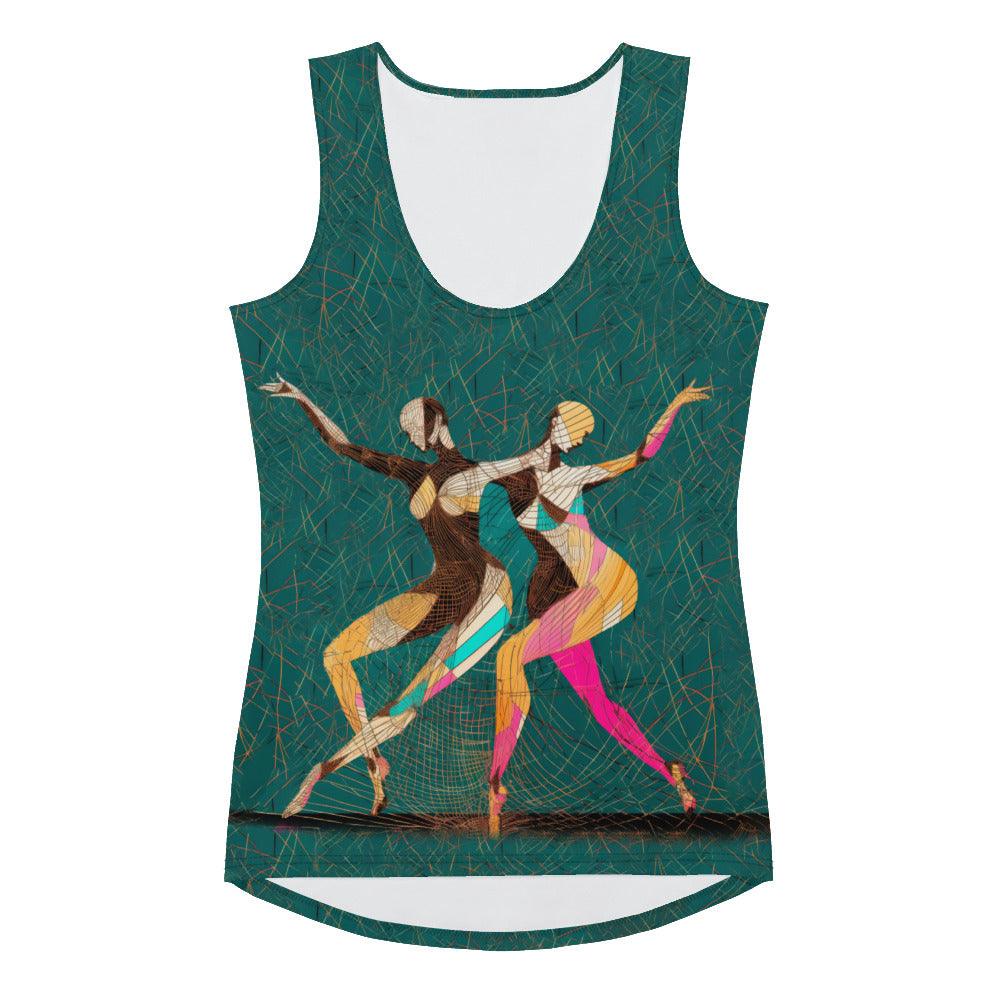 Athletic Women's Dance Sublimation Cut & Sew Tank Top - Beyond T-shirts