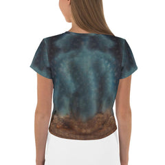 Aurora Bliss All-Over Print Crop Tee - Beyond T-shirts