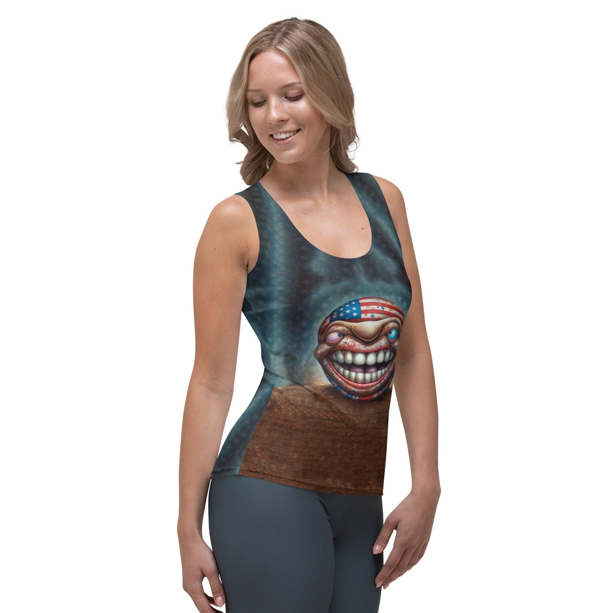 Aurora Bliss Sublimation Cut & Sew Tank Top - Beyond T-shirts