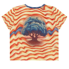 Autonomy Impressions All-Over Print Crop Tee - Beyond T-shirts