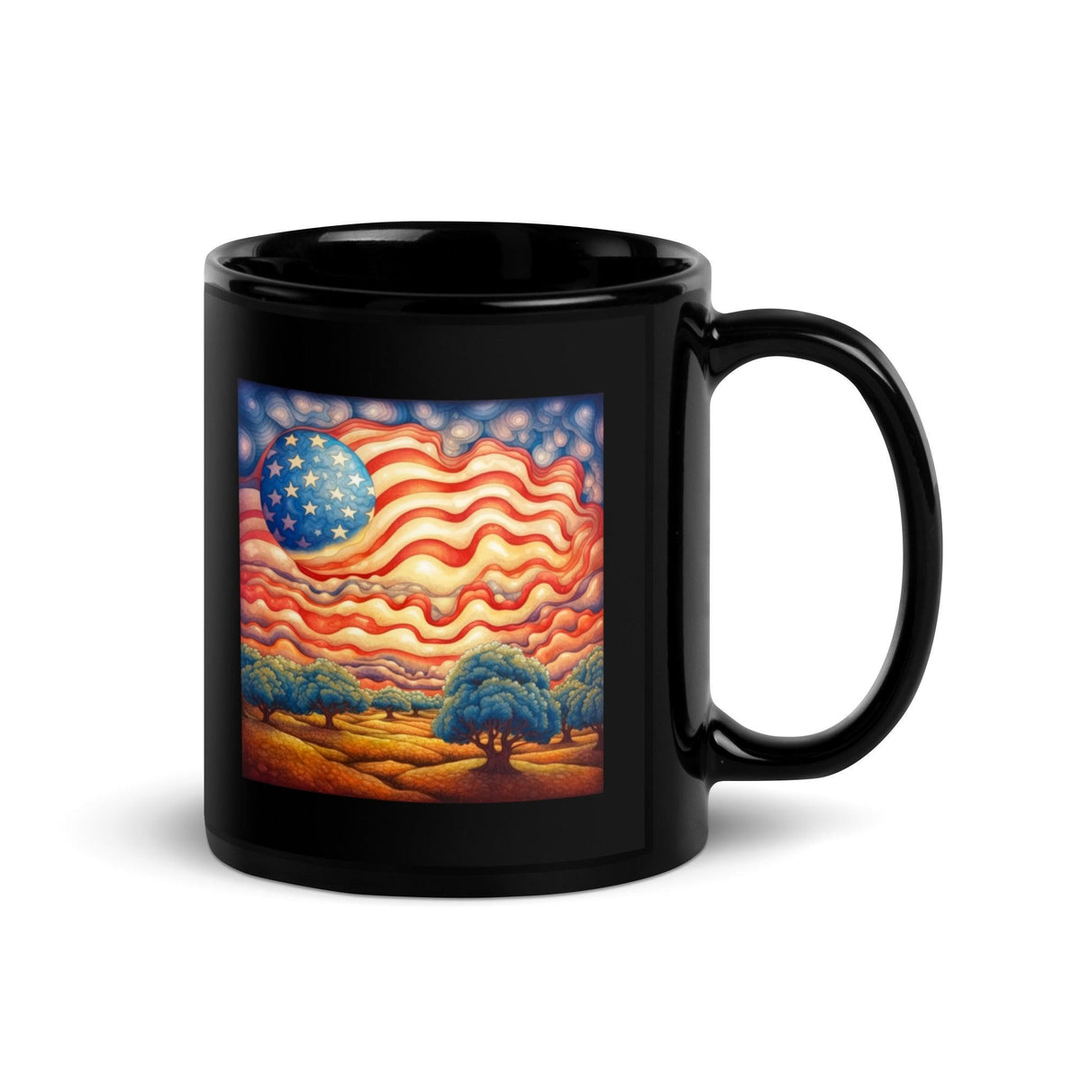 Autonomy Impressions Black Glossy Mug - Beyond T-shirts