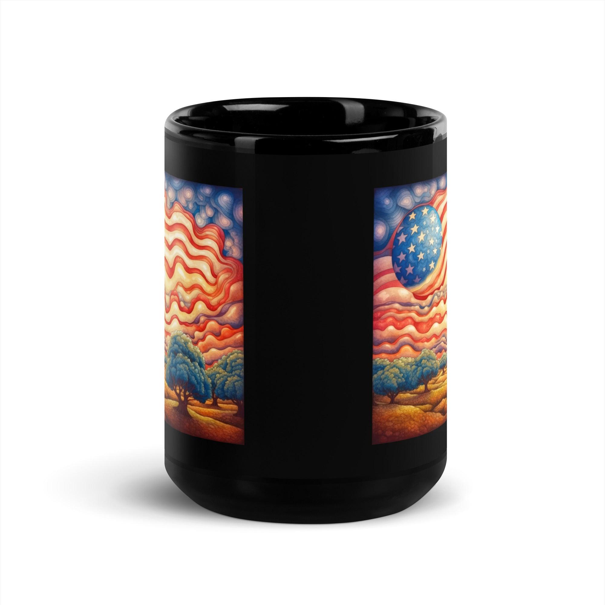 Autonomy Impressions Black Glossy Mug - Beyond T-shirts