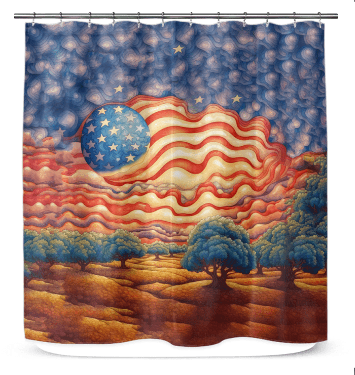 Autonomy Impressions Shower Curtain - Beyond T-shirts