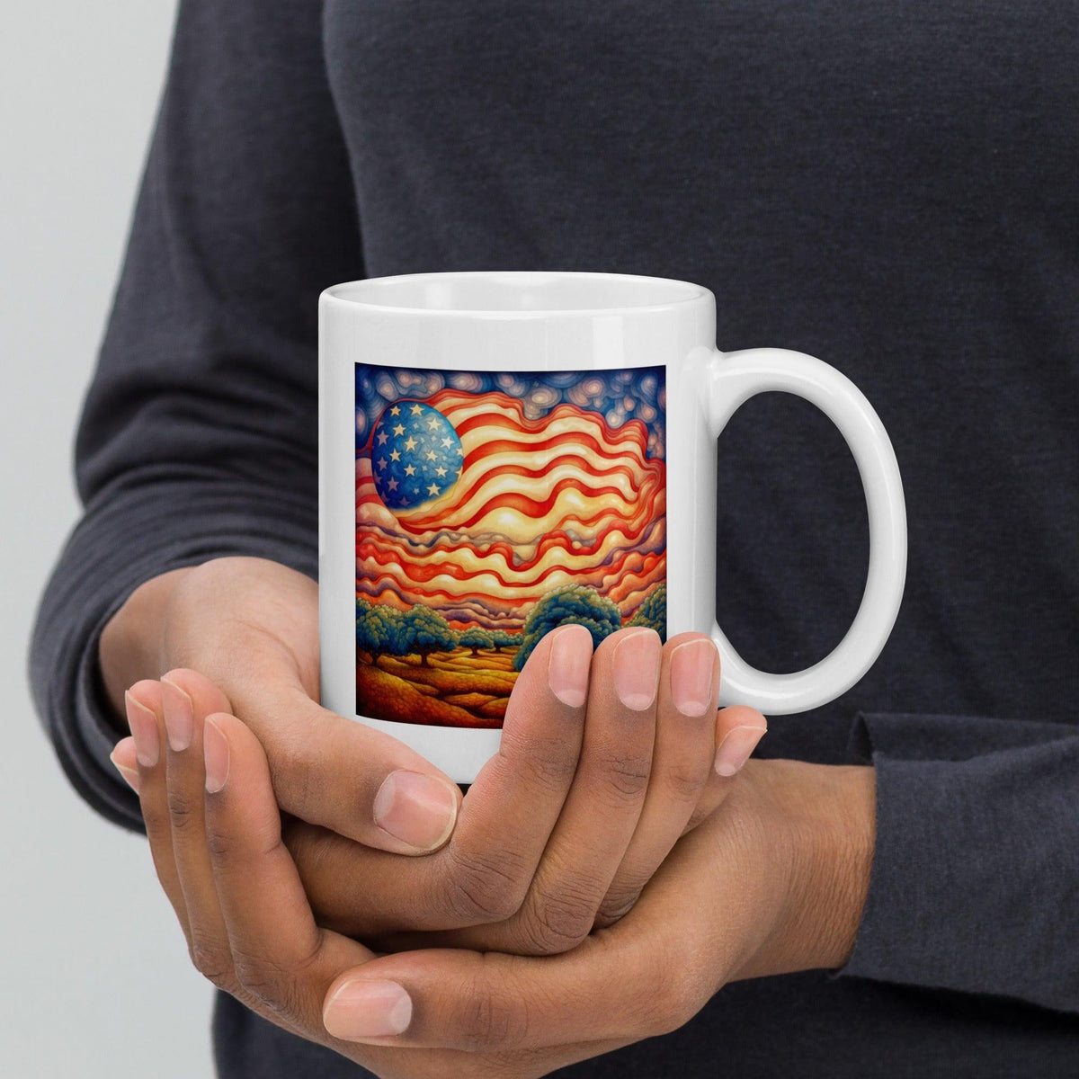 Autonomy Impressions White Glossy Mug - Beyond T-shirts