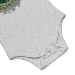 Adorable baby one-piece with Taurus design
