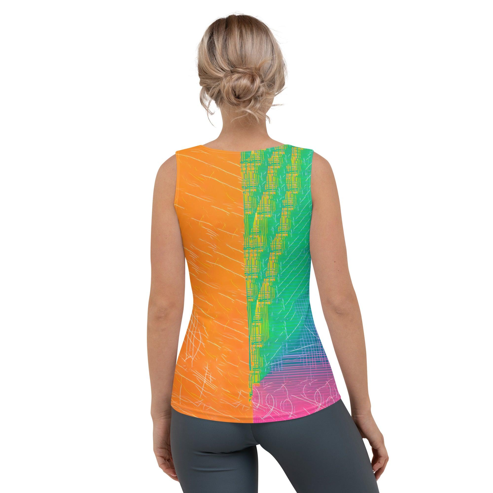 Elegant cut and sew design of Balletic Drama Attire tank top