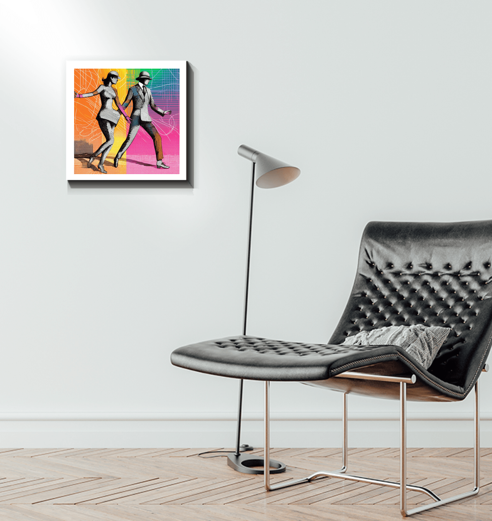 Sophisticated Ballet Dress Canvas Wall Art