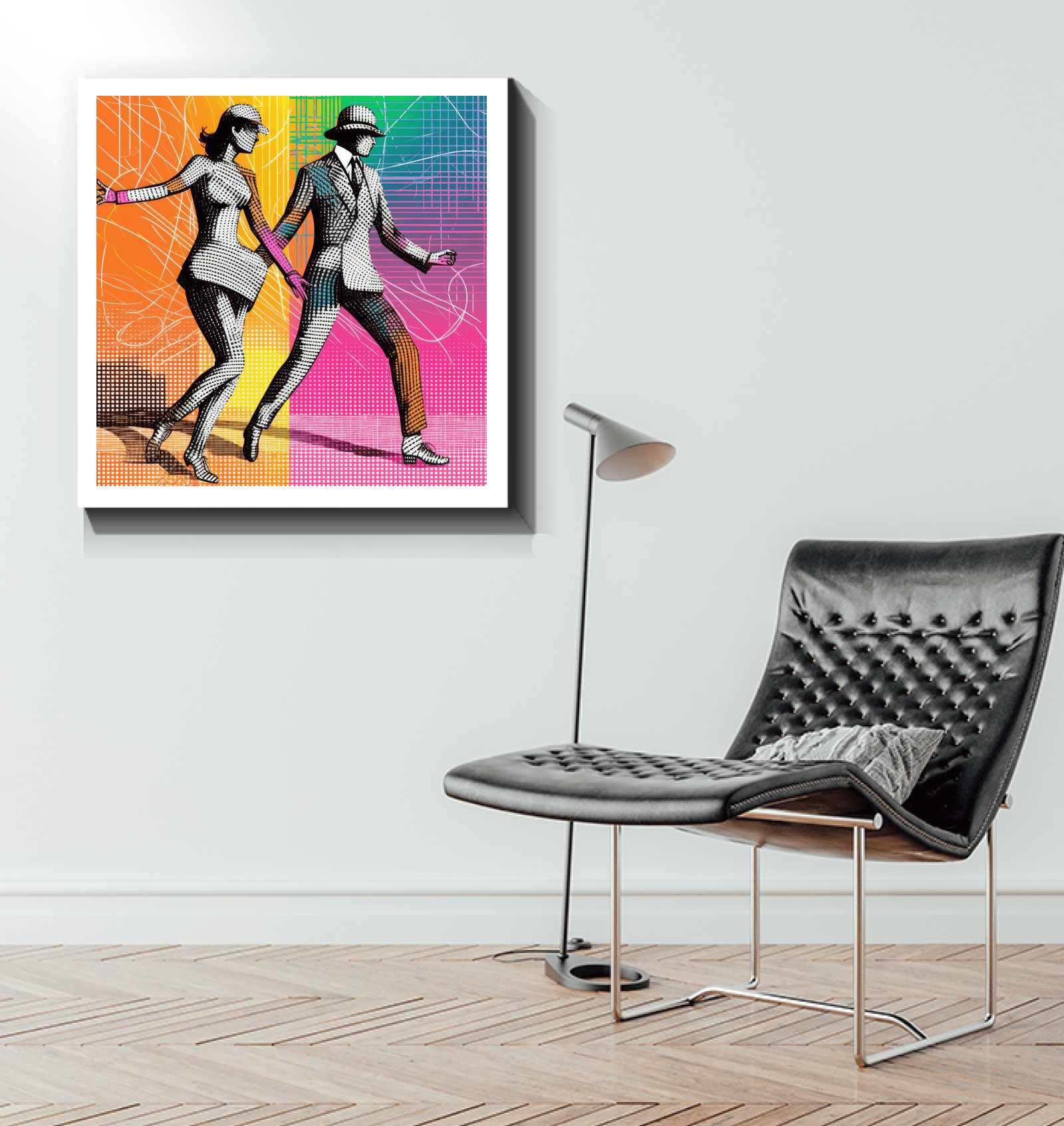 Gallery-Wrapped Canvas of Balletic Drama Attire