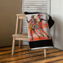 Elegant Balletic Dreamland Fashion Towel draped over a luxurious bathtub.