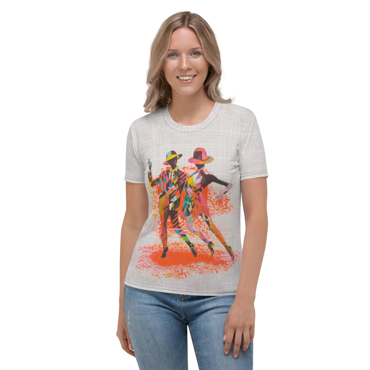 Balletic Dreamland women's fashion t-shirt in elegant style.