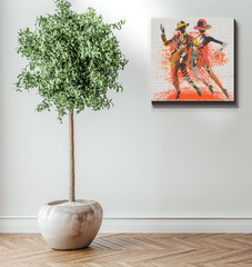 Gallery wall featuring Balletic Dreamland Fashion Wrapped Canvas.