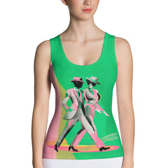Balletic Euphoria Fashion Tank Top with vibrant sublimation print