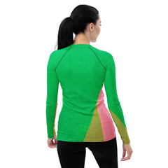 Fashion-Forward Women's Rash Guard by Balletic Euphoria.