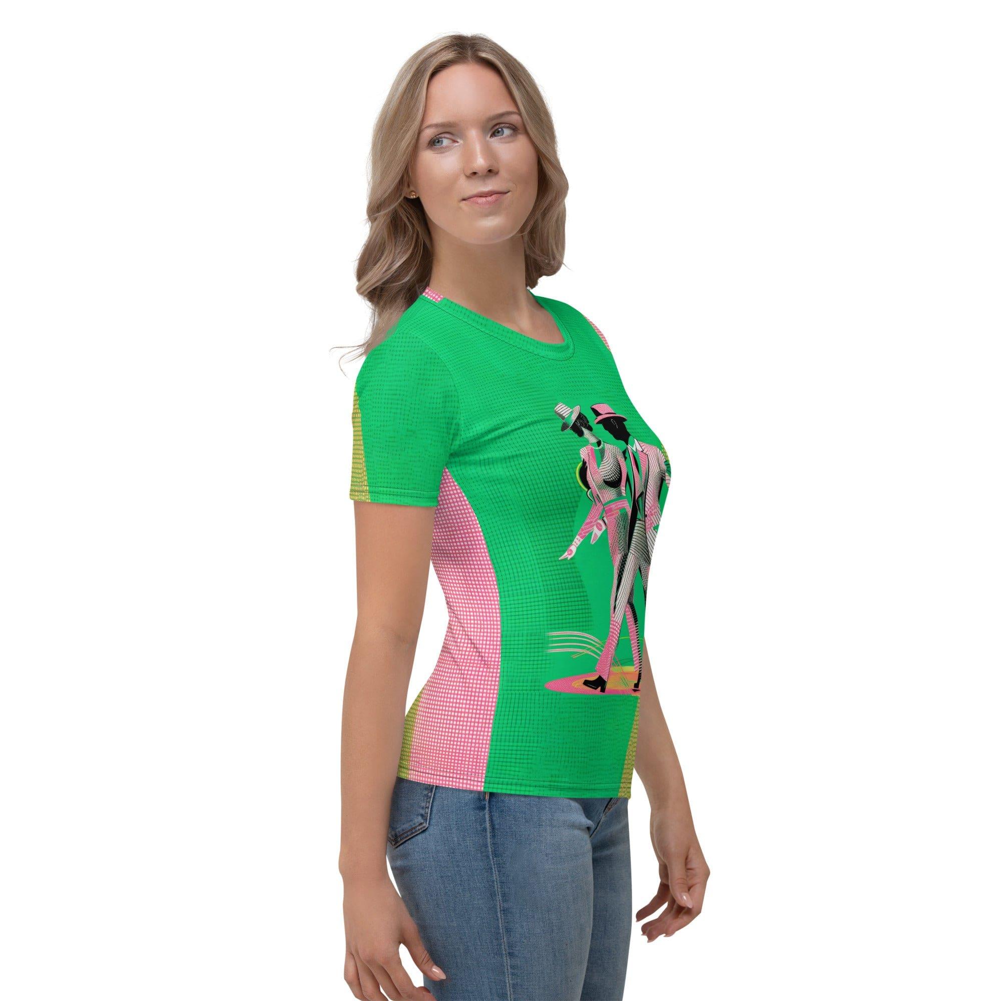 Stylish Balletic Euphoria T-shirt for women, showcasing the full design.