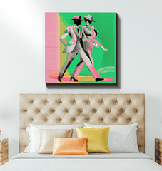 Exquisite Balletic Euphoria canvas for sophisticated interiors.